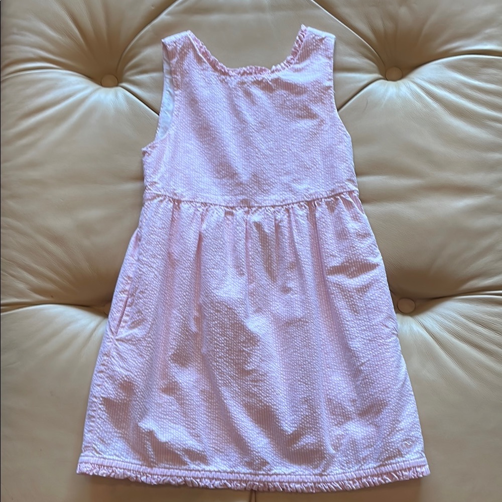 Vineyard Vines seersucker Pink Sleeveless Dress